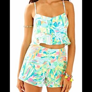 EUC Lilly Pulitzer Linnea Two Piece Set Size 4